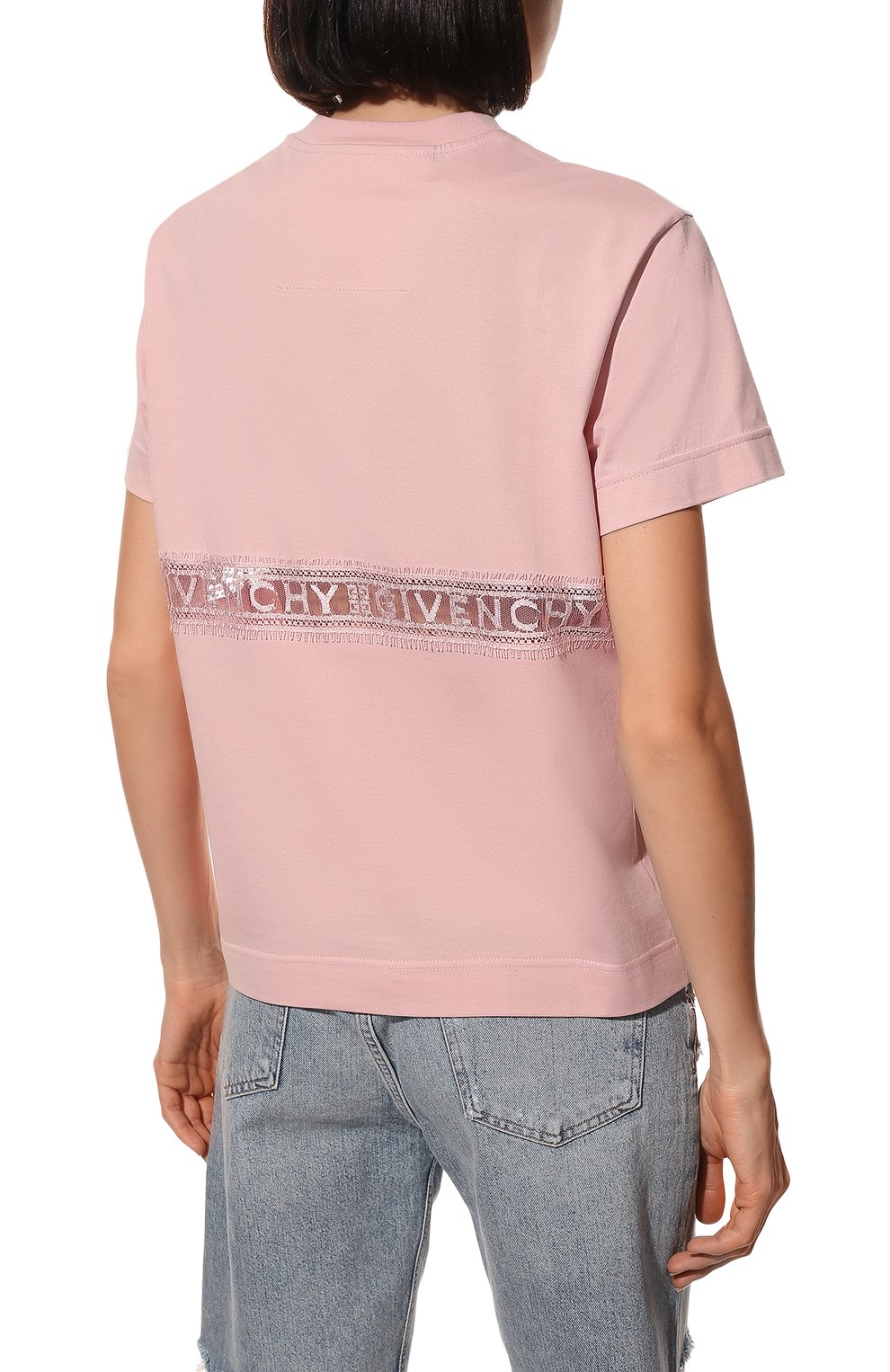 Хлопковая футболка GIVENCHY, арт. BW709T3Z7Z, фото 4
