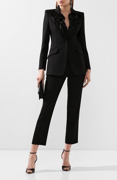 Шерстяной жакет ALEXANDER MCQUEEN, арт. 607085/QJAAA, фото 2