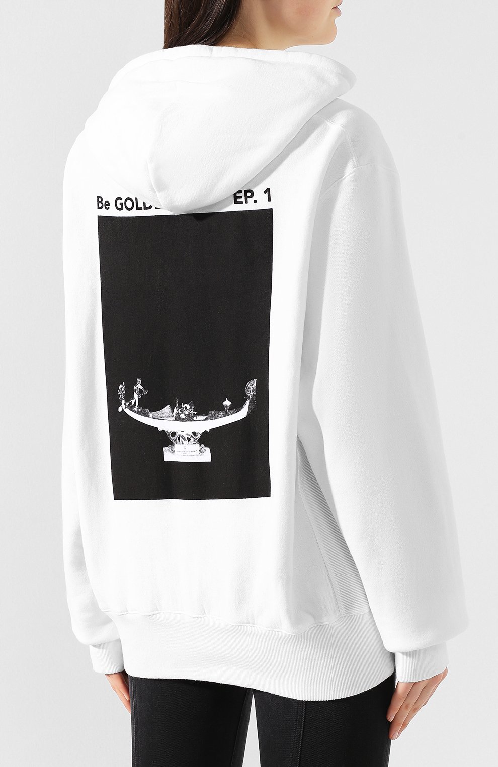 Хлопковое худи GOLDEN GOOSE DELUXE BRAND, арт. G34WP031.F1, фото 4