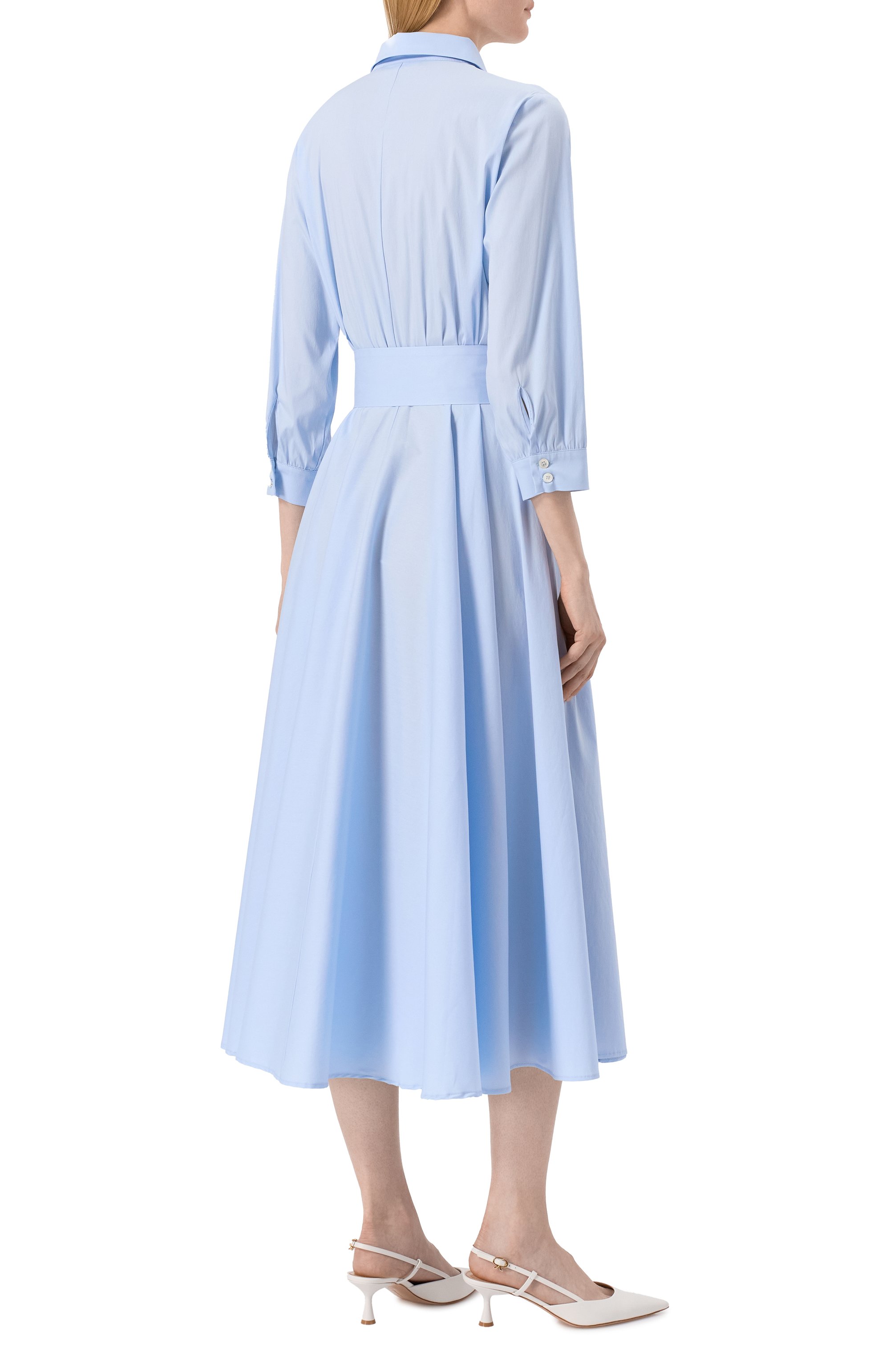 Хлопковое платье PIETRO BRUNELLI, арт. AG2505/C02937, фото 4