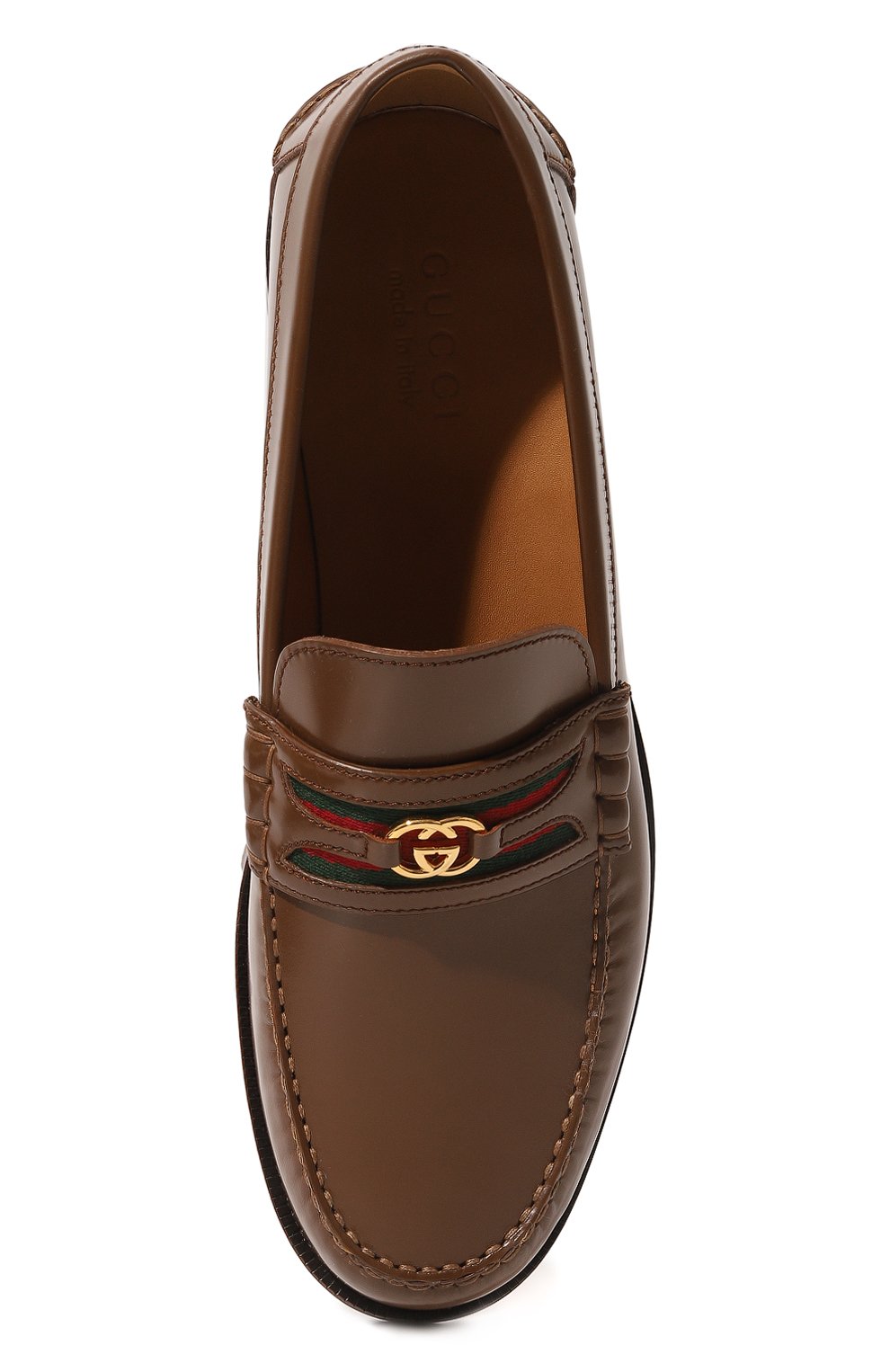 Кожаные лоферы GUCCI, арт. 644724 17X10, фото 6