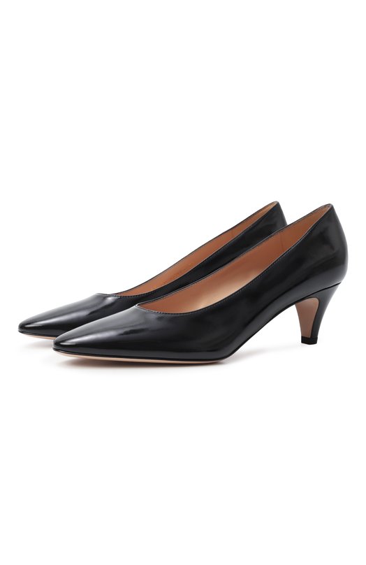 Кожаные туфли Amelia 55 Gianvito Rossi G22313.55RIC.NUINER0 Чёрный G22313.55RIC.NUINER0