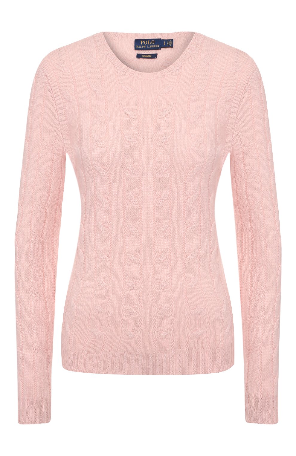 Кашемировый пуловер POLO RALPH LAUREN розового цвета по цене 52700 руб., арт. 211780379, фото 1 Кашемировый пуловер POLO RALPH LAUREN, арт. 211780379, фото 1
