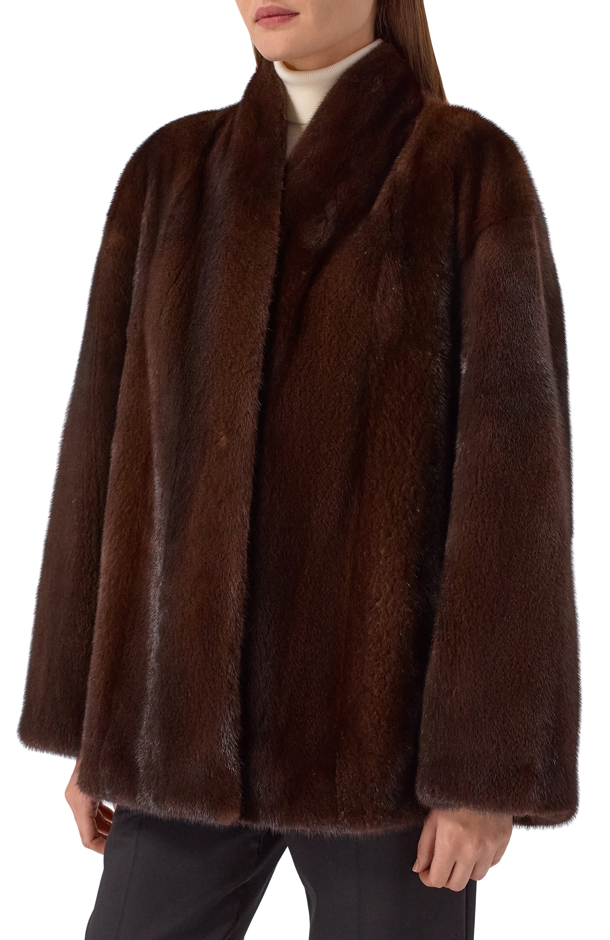 Шуба из норки VICTORIA KUSENKOVA, арт. 760200004681, фото 3