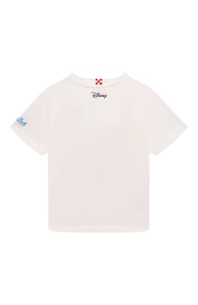 Хлопковая футболка MC2 SAINT BARTH молочного цвета по цене 9950 руб., арт. STBK TSHIRT B0Y/TSH0001/01651B, фото 2 Хлопковая футболка MC2 SAINT BARTH, арт. STBK TSHIRT B0Y/TSH0001/01651B, фото 2