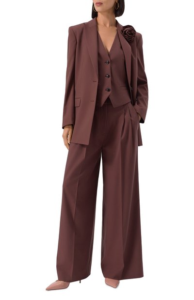 Брюки HUGO коричневого цвета по цене 23800 руб., арт. 50544107, фото 2 Брюки HUGO, арт. 50544107, фото 2