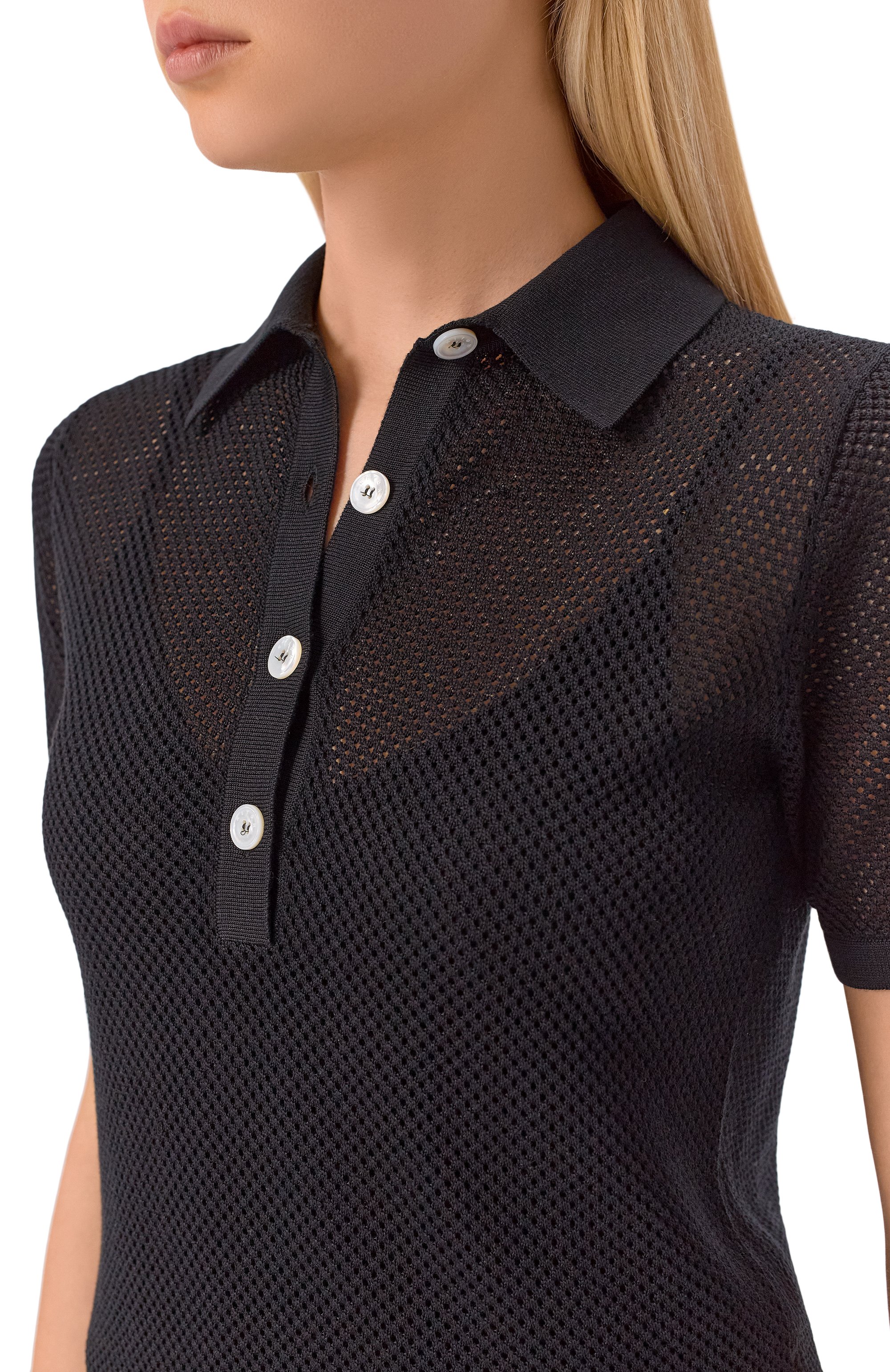 Шелковое поло KITON, арт. D55714, фото 5