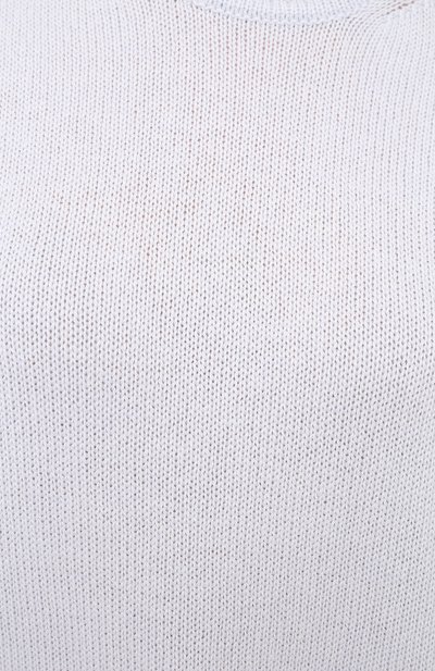 Кашемировый пуловер JIL SANDER голубого цвета по цене 129000 руб., арт. JSPR754020-WRY10008, фото 5 Кашемировый пуловер JIL SANDER, арт. JSPR754020-WRY10008, фото 5