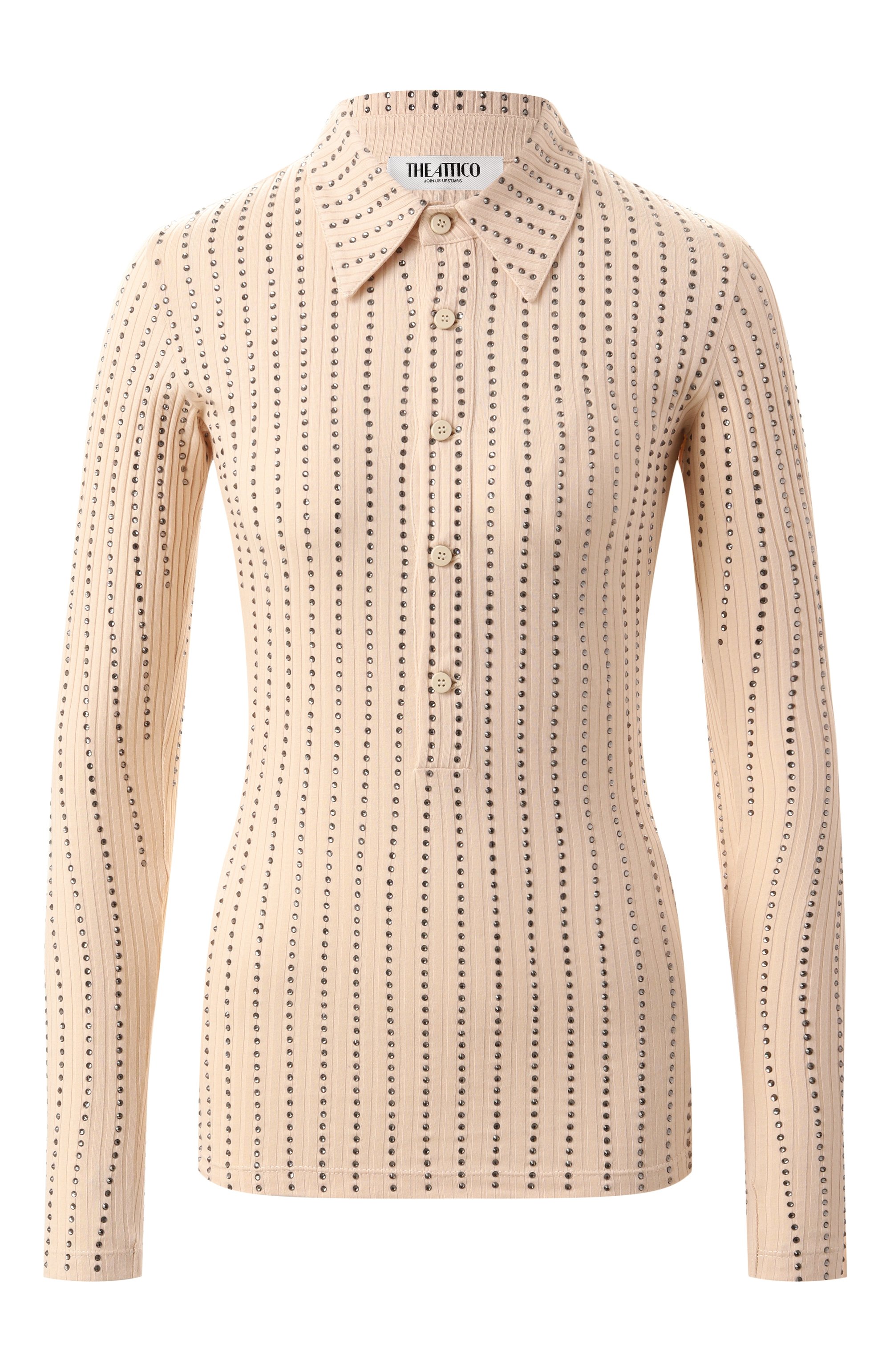 Хлопковое поло THE ATTICO, арт. 250WCT00351/JJJ051TR, фото 1