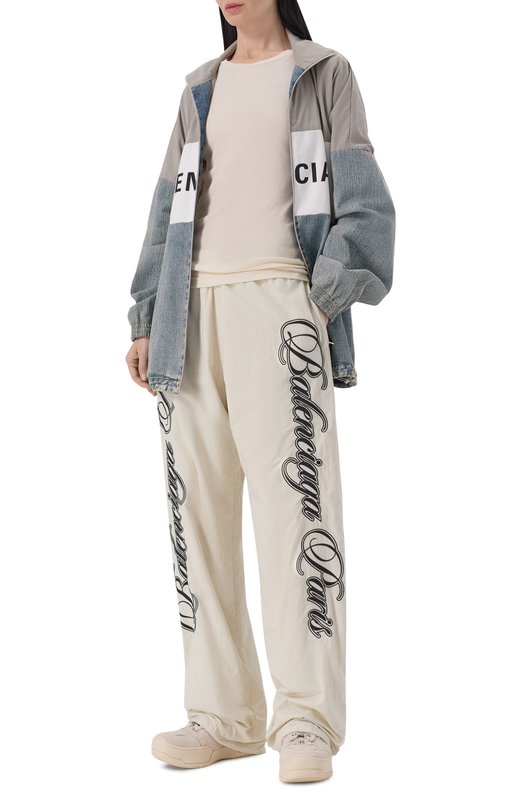 Замшевые кеды Hamptons Platform Balenciaga 856420/WHMPS Бежевый  856420/WHMPS Фото 3