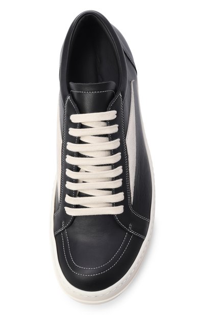 Кожаные кеды lido vintage RICK OWENS черно-белого цвета по цене 99500 руб., арт. RU02F4897/LC0LVS, фото 5 Кожаные кеды lido vintage RICK OWENS, арт. RU02F4897/LC0LVS, фото 5