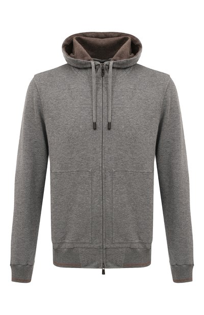 Толстовка из хлопка и кашемира CAPOBIANCO, арт. 15M406.LB00., фото 1