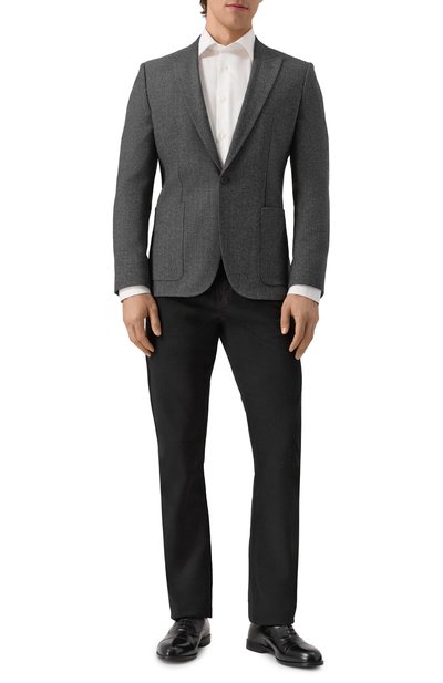 Пиджак из шерсти и хлопка HUGO, арт. 50544694, фото 3