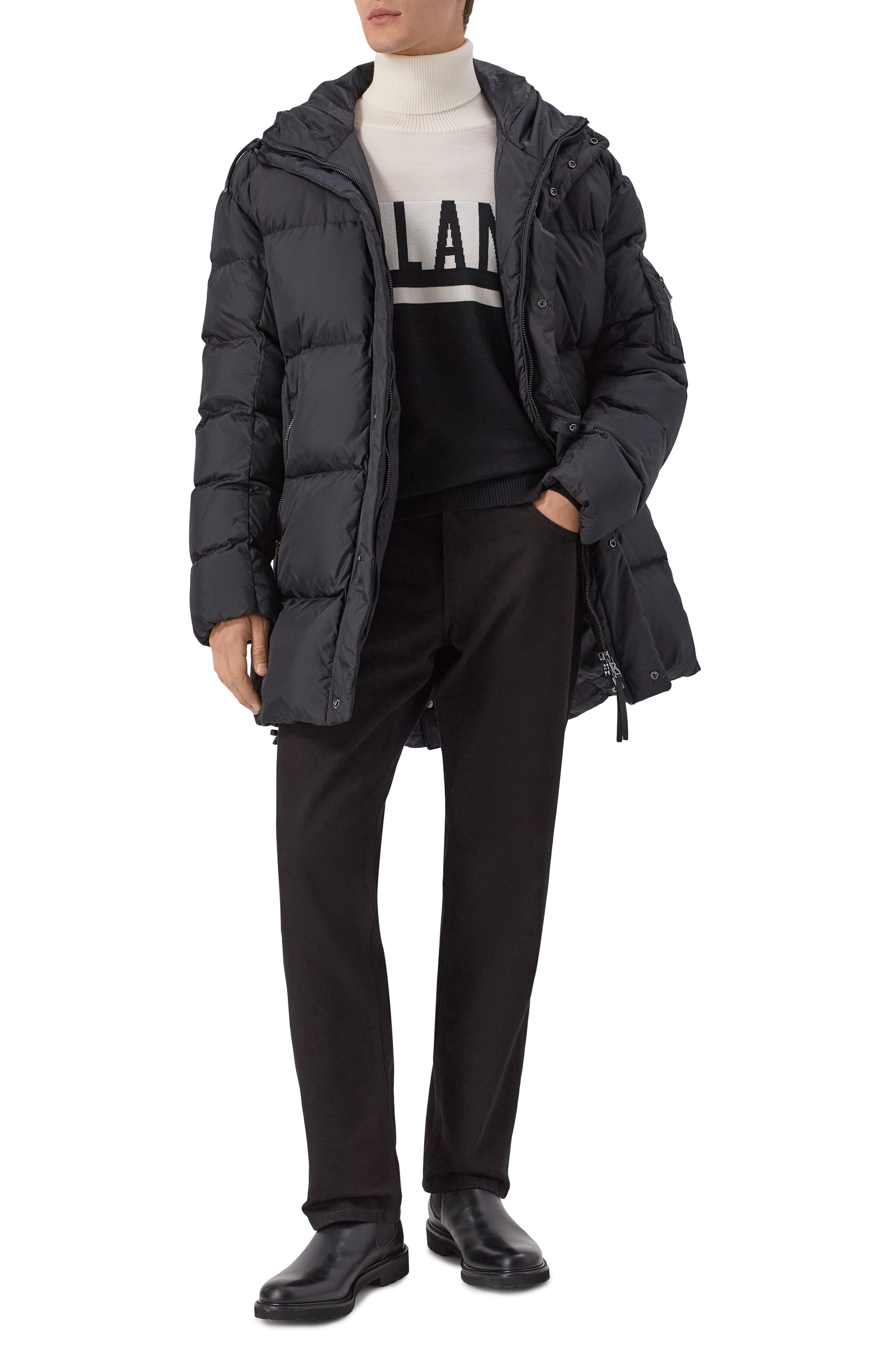 Шерстяная водолазка DIRK BIKKEMBERGS, арт. BMM1173, фото 2