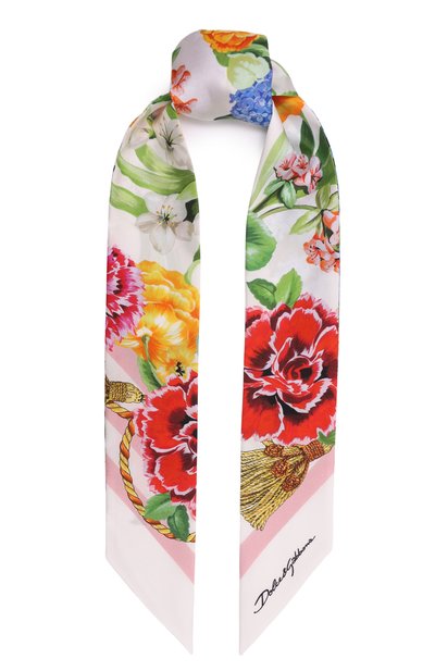 Шелковый шарф-твилли DOLCE & GABBANA, арт. FS215A/GDCV8, фото 1