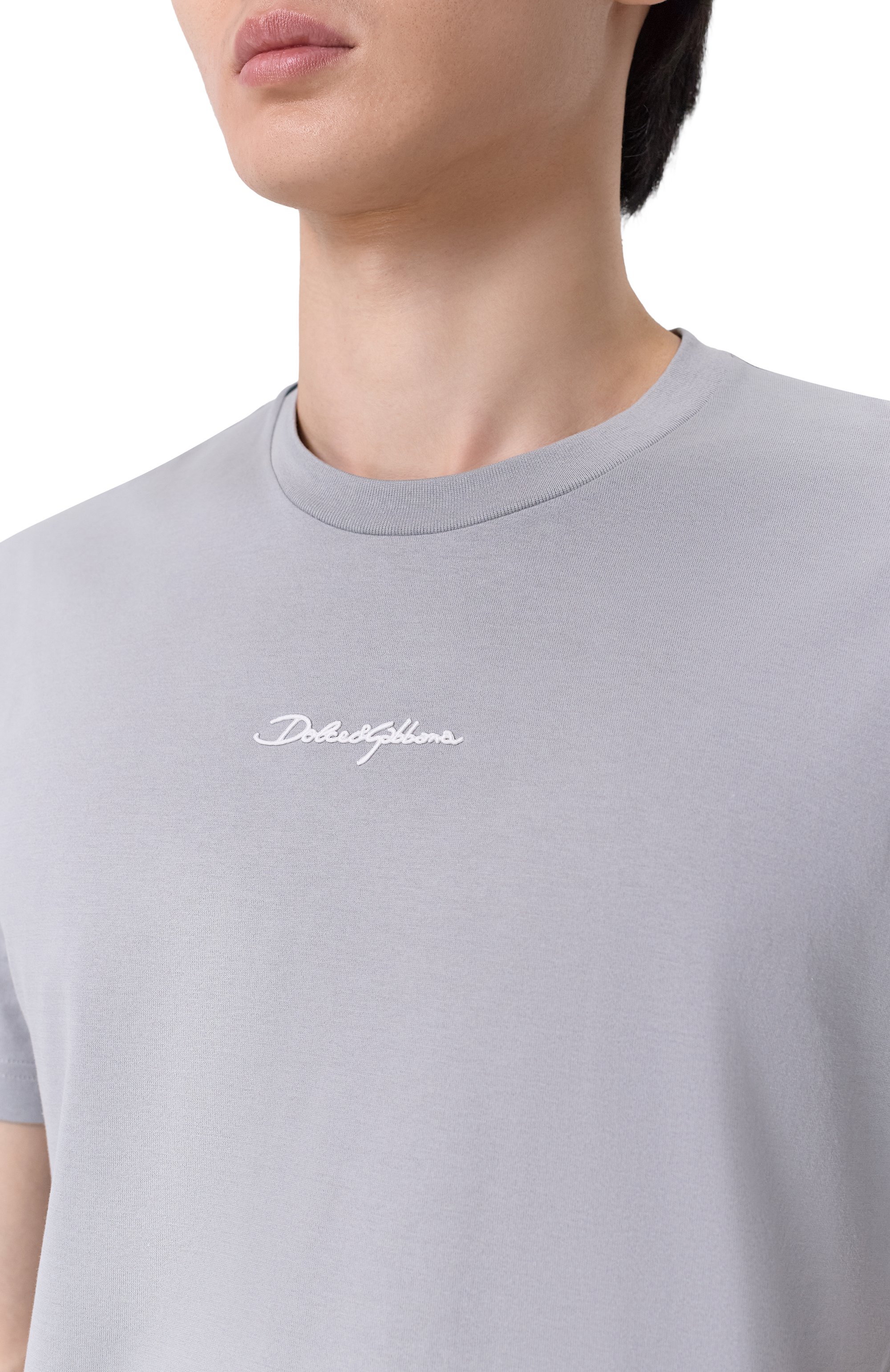 Хлопковая футболка DOLCE & GABBANA, арт. G8RN8Z/G7P0C, фото 5