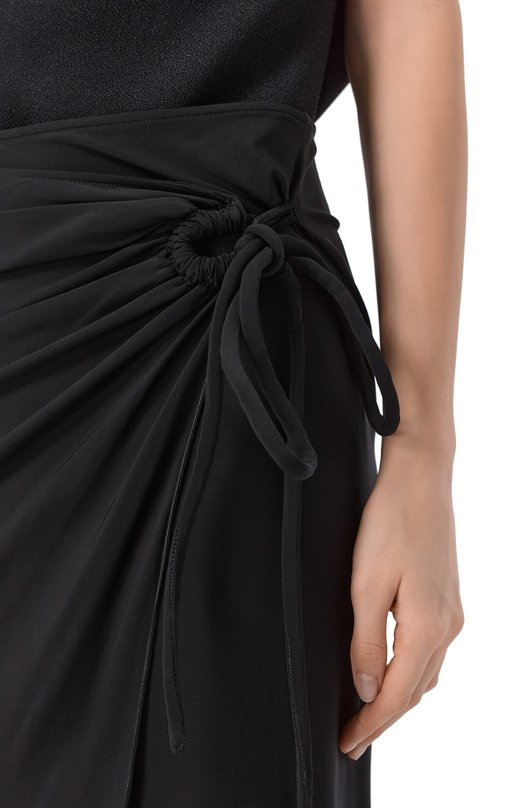 Юбка из вискозы Max Mara BCHAFOSO 261677101 Чёрный  BCHAFOSO 261677101 Фото 5