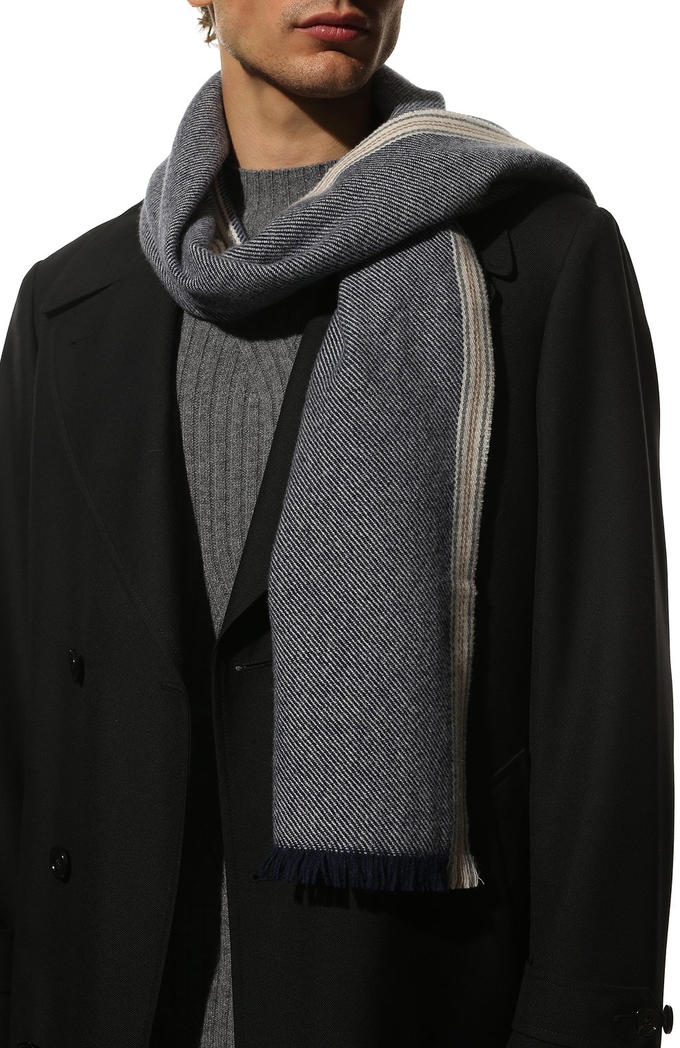 Кашемировый шарф BRUNELLO CUCINELLI, арт. MSC667AG, фото 2