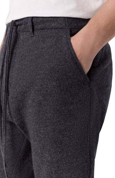 Шерстяные брюки HANNES ROETHER темно-серого цвета по цене 57250 руб., арт. BAR21BE.PLUS.502, фото 5 Шерстяные брюки HANNES ROETHER, арт. BAR21BE.PLUS.502, фото 5