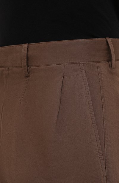 Шорты из хлопка и льна ZEGNA, арт. UWI37/TB05, фото 5
