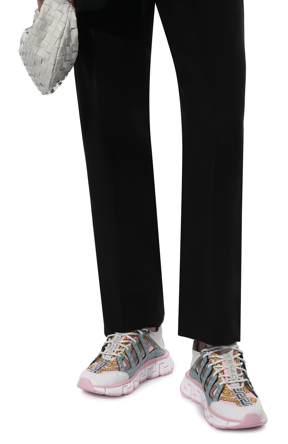 Текстильные кроссовки trigreca VERSACE, арт. 1004182/1A02707, фото 3