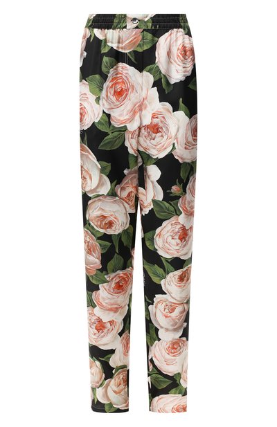 Женские шелковые брюки DOLCE & GABBANA, арт. FTAPVT/HS10B