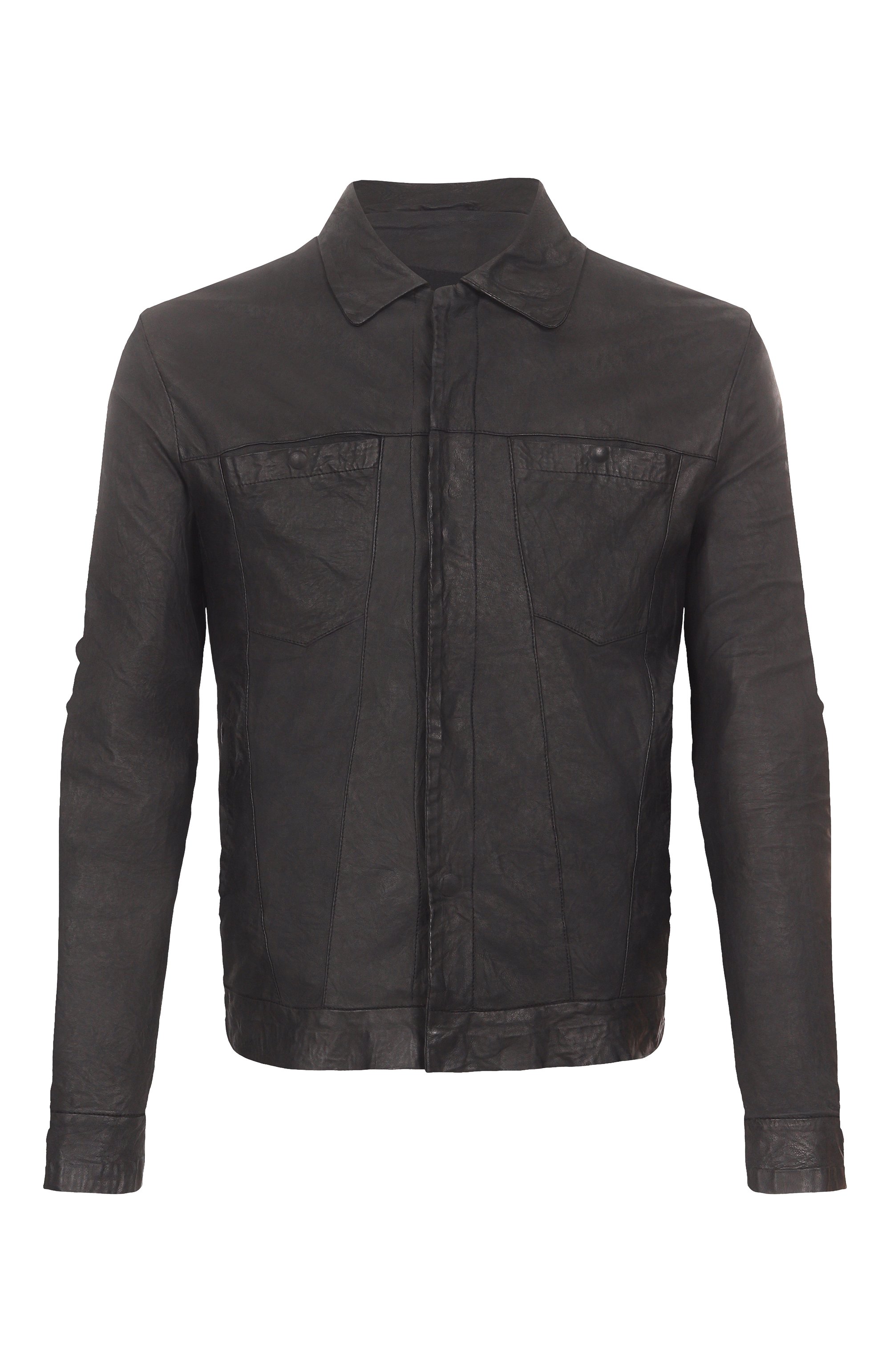 Кожаная куртка-рубашка GIORGIO BRATO, арт. GU25S20098NAPSTM, фото 1