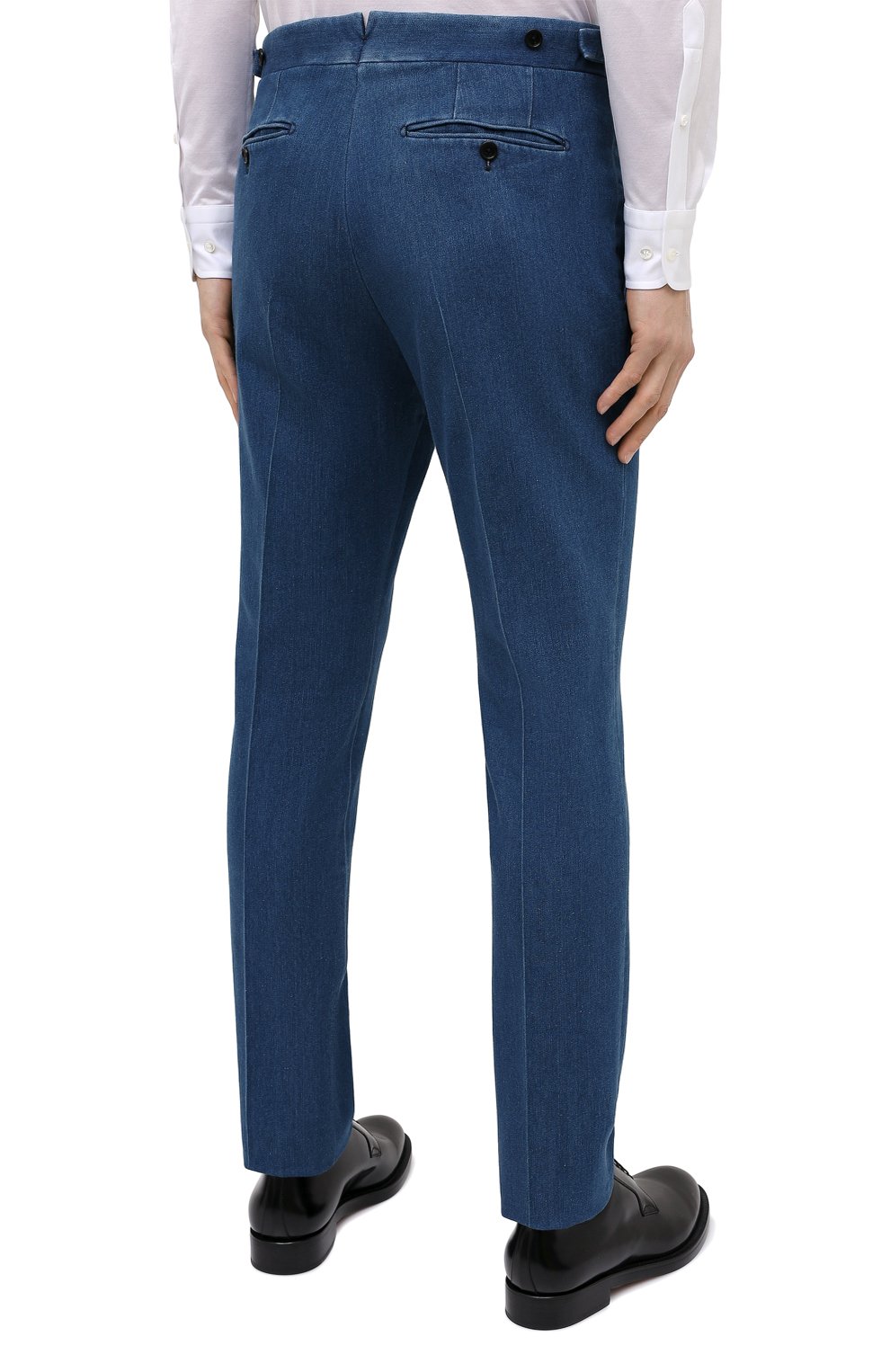 Джинсовые брюки TOM FORD синего цвета по цене 138500 руб., арт. 874R11/778J42, фото 4 Джинсовые брюки TOM FORD, арт. 874R11/778J42, фото 4