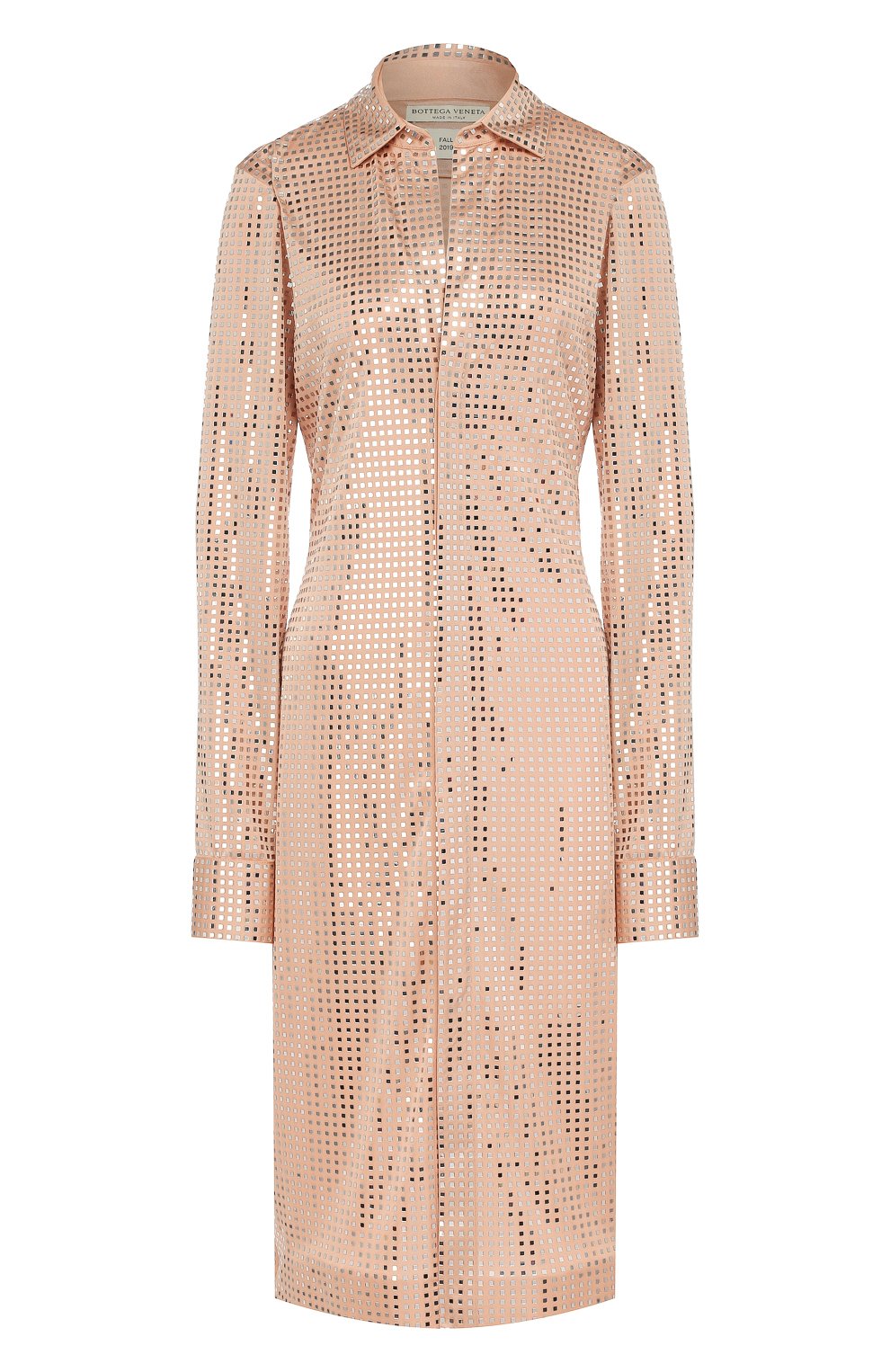 Платье BOTTEGA VENETA золотого цвета по цене 257500 руб., арт. 590111/VKFI0, фото 1 Платье BOTTEGA VENETA, арт. 590111/VKFI0, фото 1