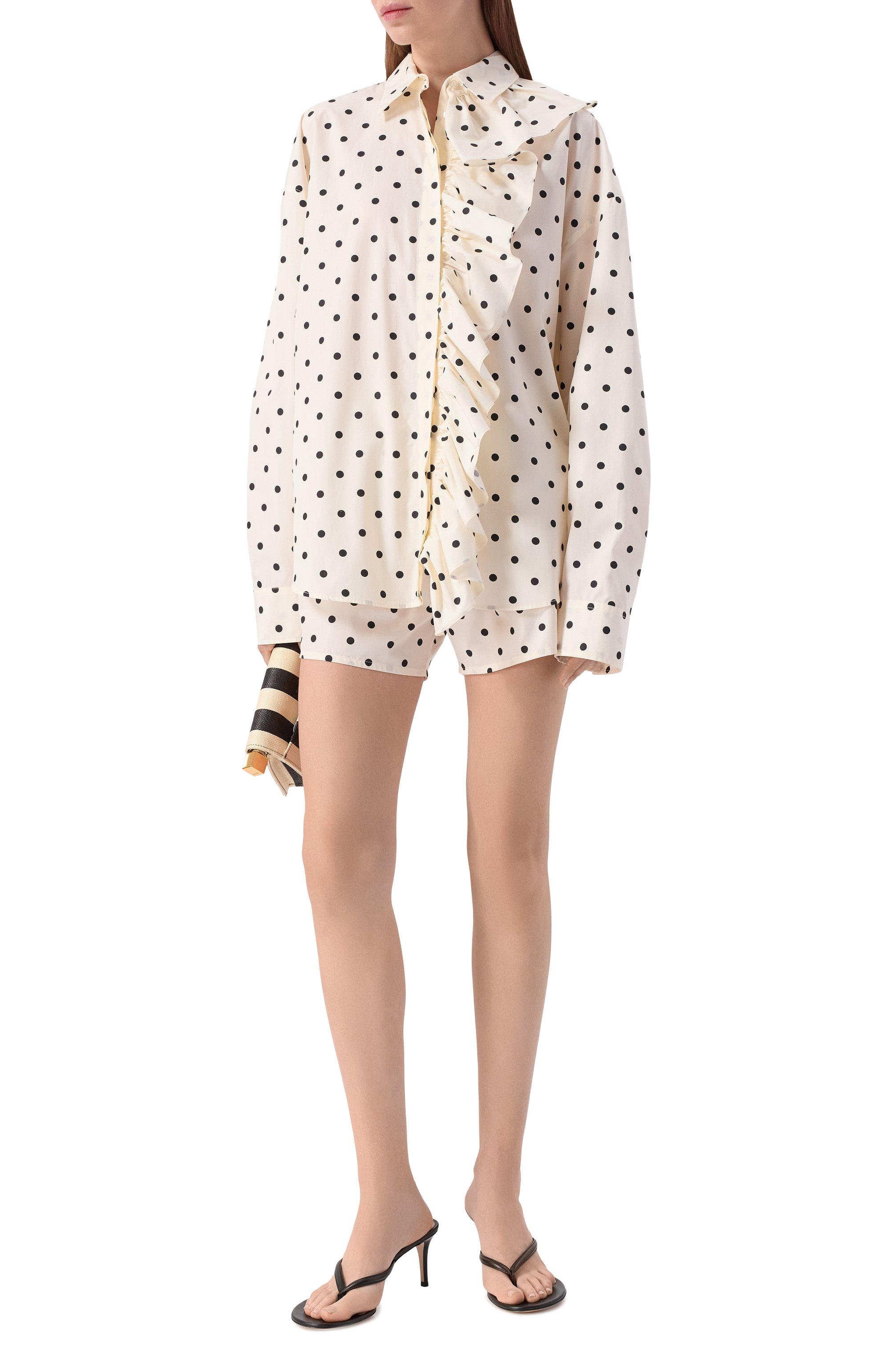 Хлопковые шорты MSGM, арт. 4042MDI01 267353/267353, фото 2