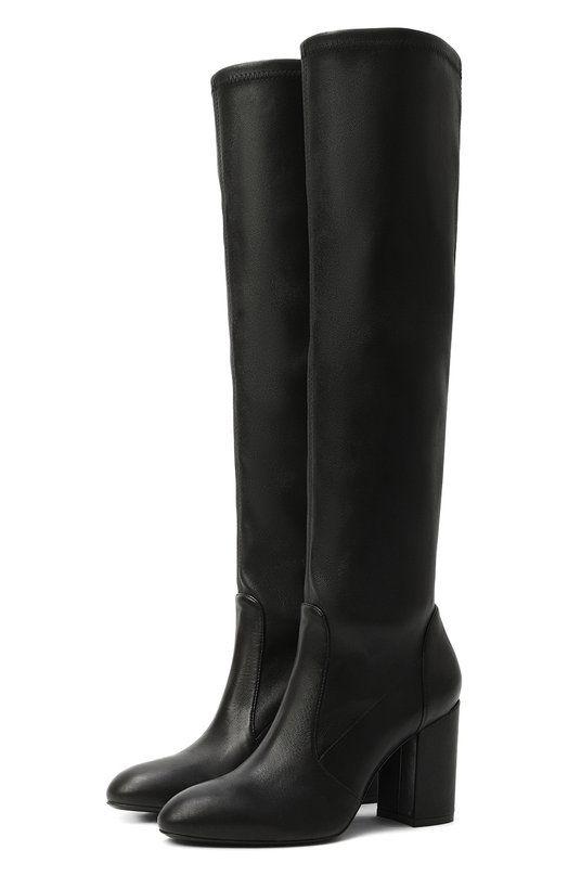 Кожаные сапоги Yuliana 85 Stuart Weitzman 84530₽