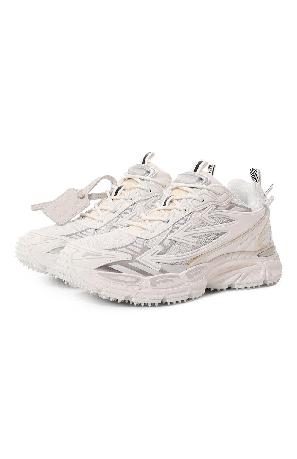 Комбинированные кроссовки be right back OFF-WHITE, арт. 0MIA295C99FAB001, фото 1