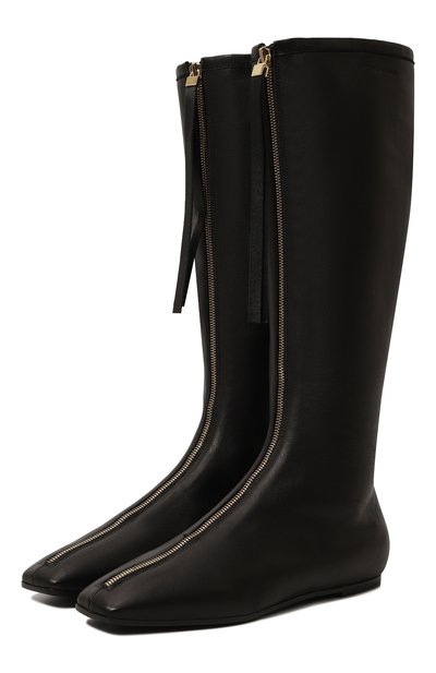 Женские кожаные сапоги EMPORIO ARMANI, арт. X30236/XF271