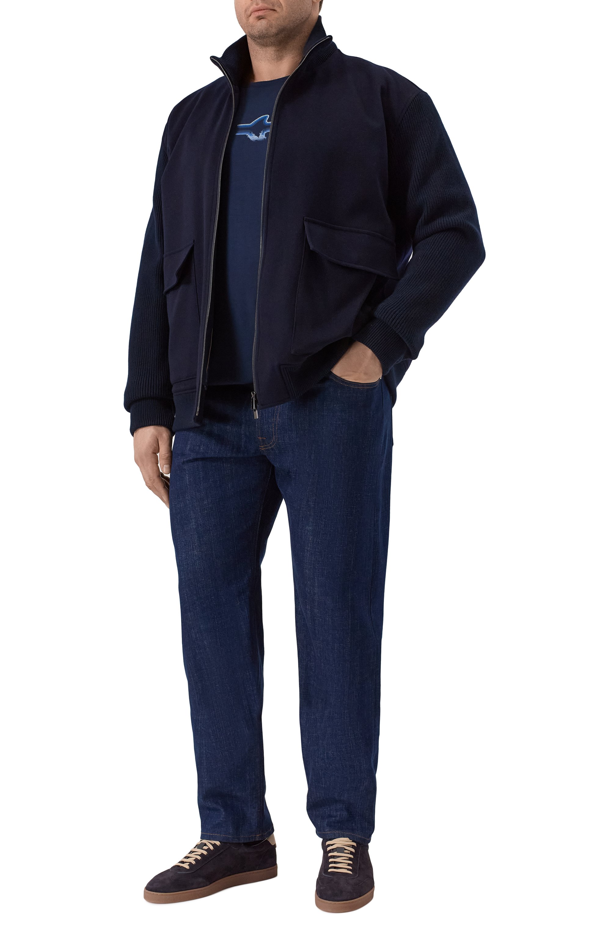 Хлопковая футболка PAUL&SHARK, арт. 25411084, фото 2