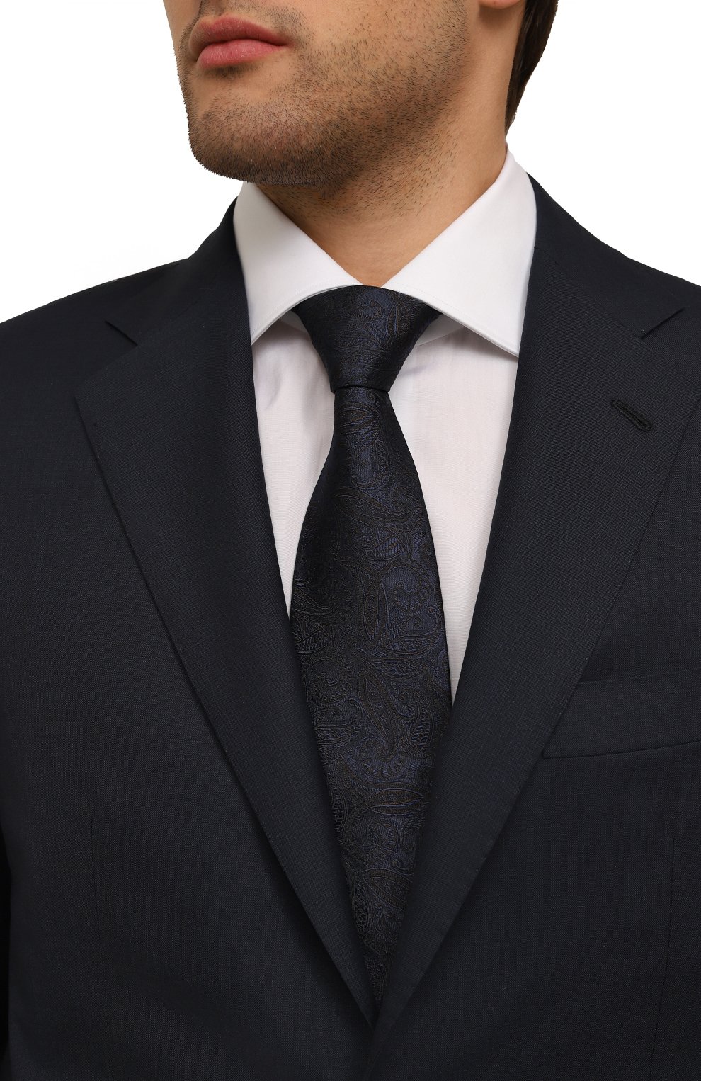 Шелковый галстук CORNELIANI, арт. 94U390-9420308, фото 2