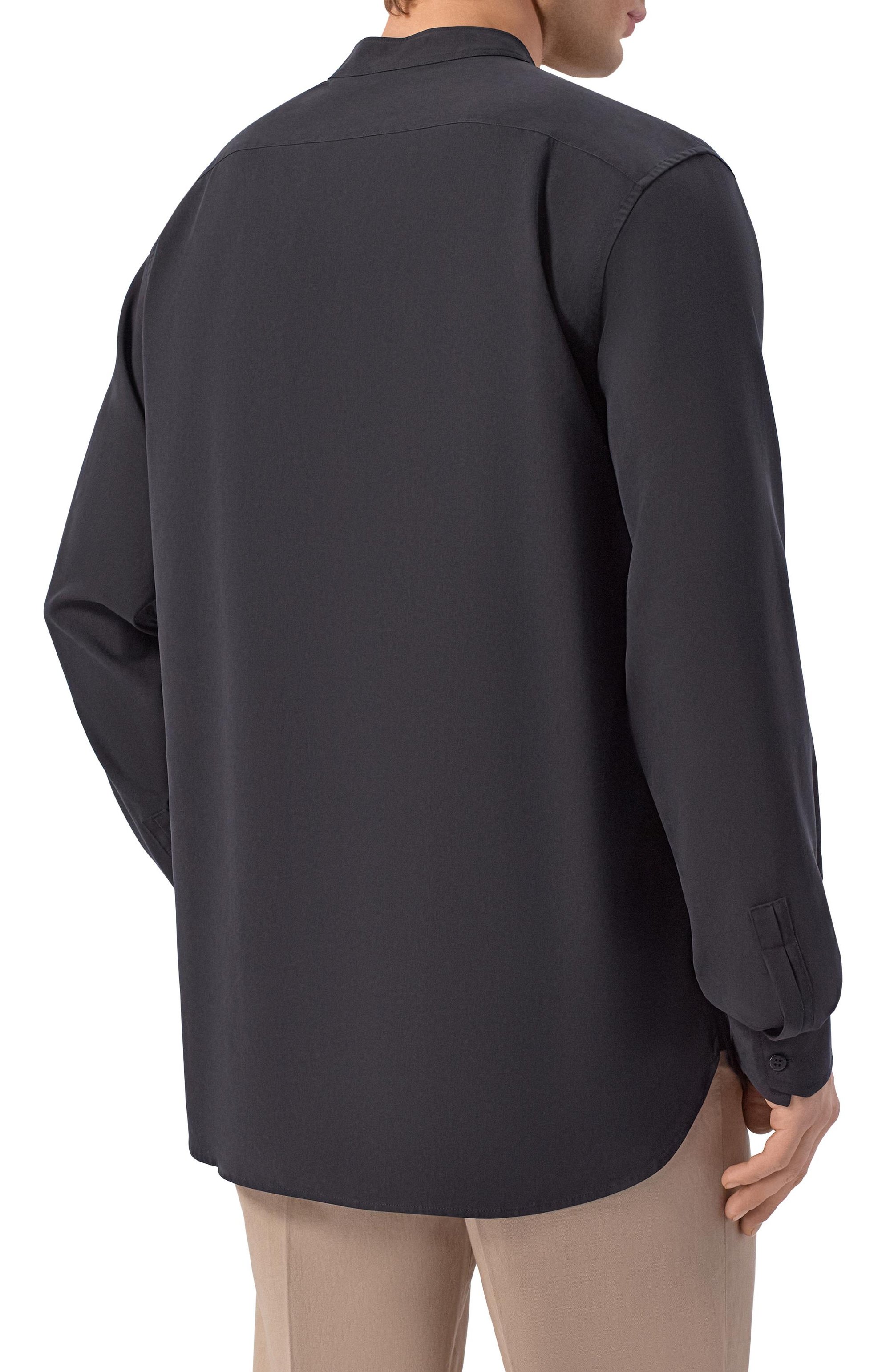 Шелковая рубашка MVST, арт. M26.2PM.B008/F121 SILK P0PELINE, фото 4