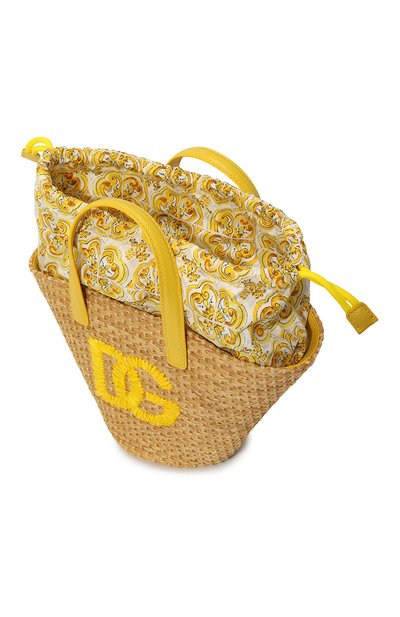 Сумка DOLCE & GABBANA бежевого цвета по цене 45150 руб., арт. EB0249/AB018, фото 3 Сумка DOLCE & GABBANA, арт. EB0249/AB018, фото 3