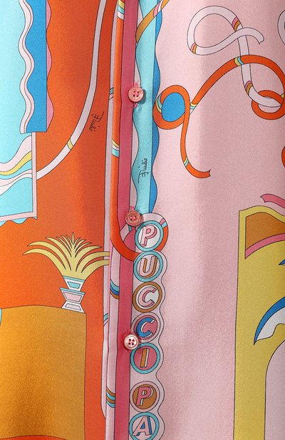 Шелковая рубашка EMILIO PUCCI, арт. 9HRJ91/9H731, фото 5