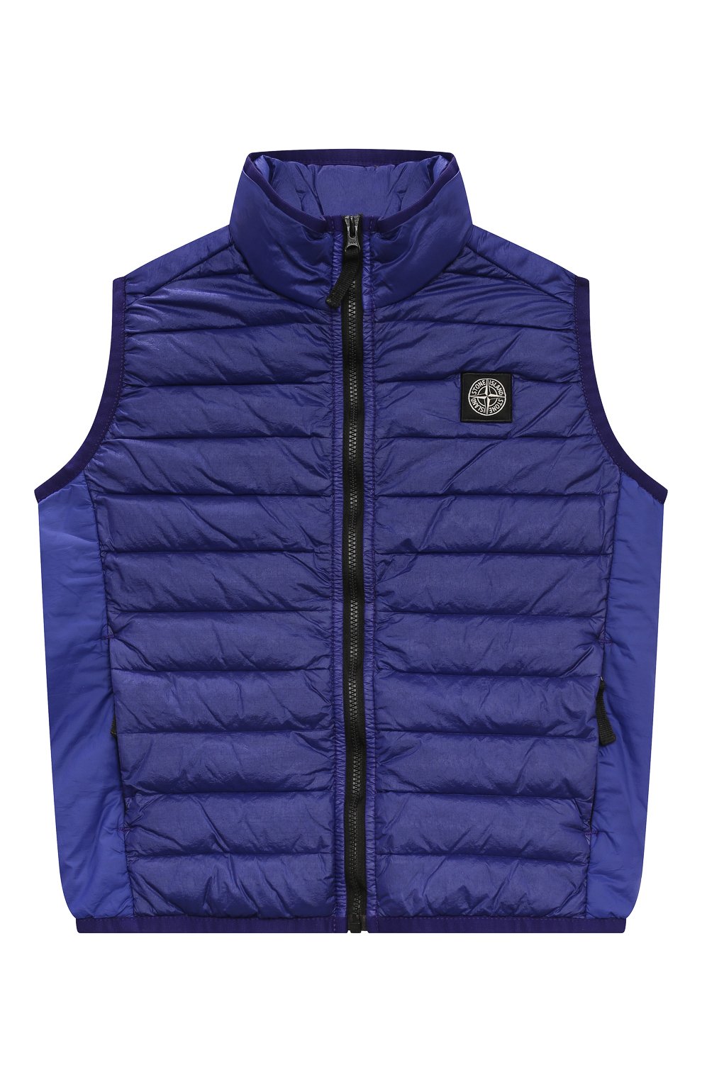 Утепленный жилет STONE ISLAND фиолетового цвета по цене 27550 руб., арт. 8016G0224/6-8, фото 1 Утепленный жилет STONE ISLAND, арт. 8016G0224/6-8, фото 1