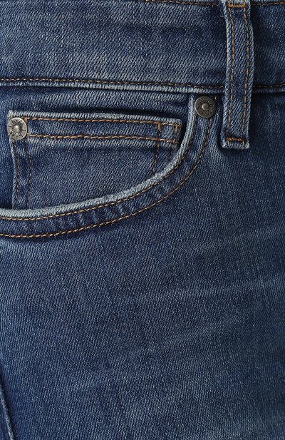Укороченные джинсы с потертостями MIH JEANS, арт. W2100101BEW, фото 5