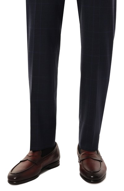 Кожаные пенни-лоферы carlos SANTONI, арт. MCNG18837SI90MEM, фото 3