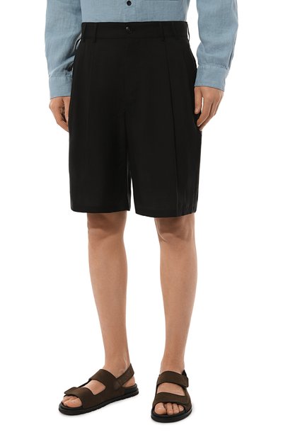 Шорты из лиоцелла и шелка GIORGIO ARMANI, арт. GM000184/TE11196, фото 3