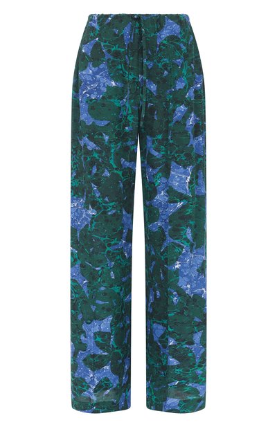 Женские шелковые брюки DRIES VAN NOTEN, арт. 251-010915-1082