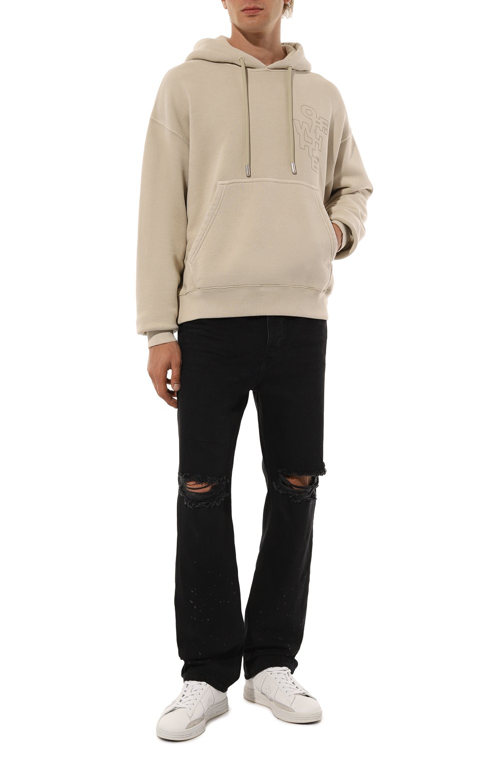 Хлопковое худи OFF-WHITE, арт. 0MBB085F24FLE007, фото 2