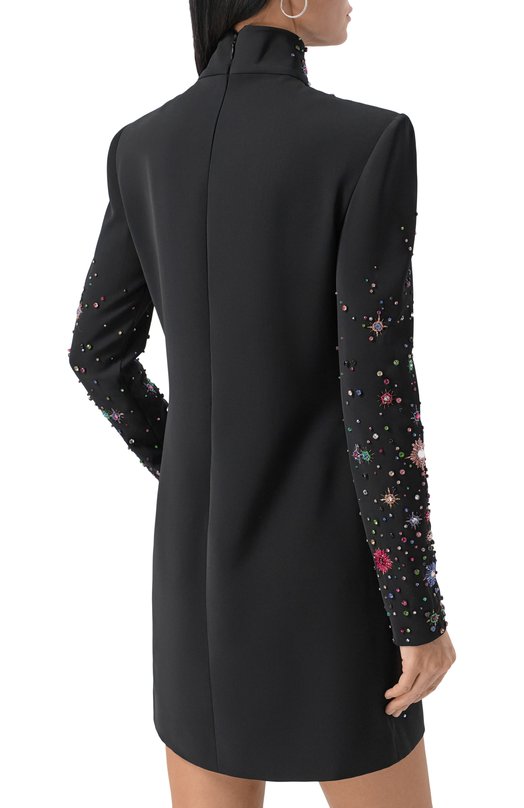 Платье с отделкой стразами Zuhair Murad PDR25031/CRCA019 Чёрный  PDR25031/CRCA019 Фото 3