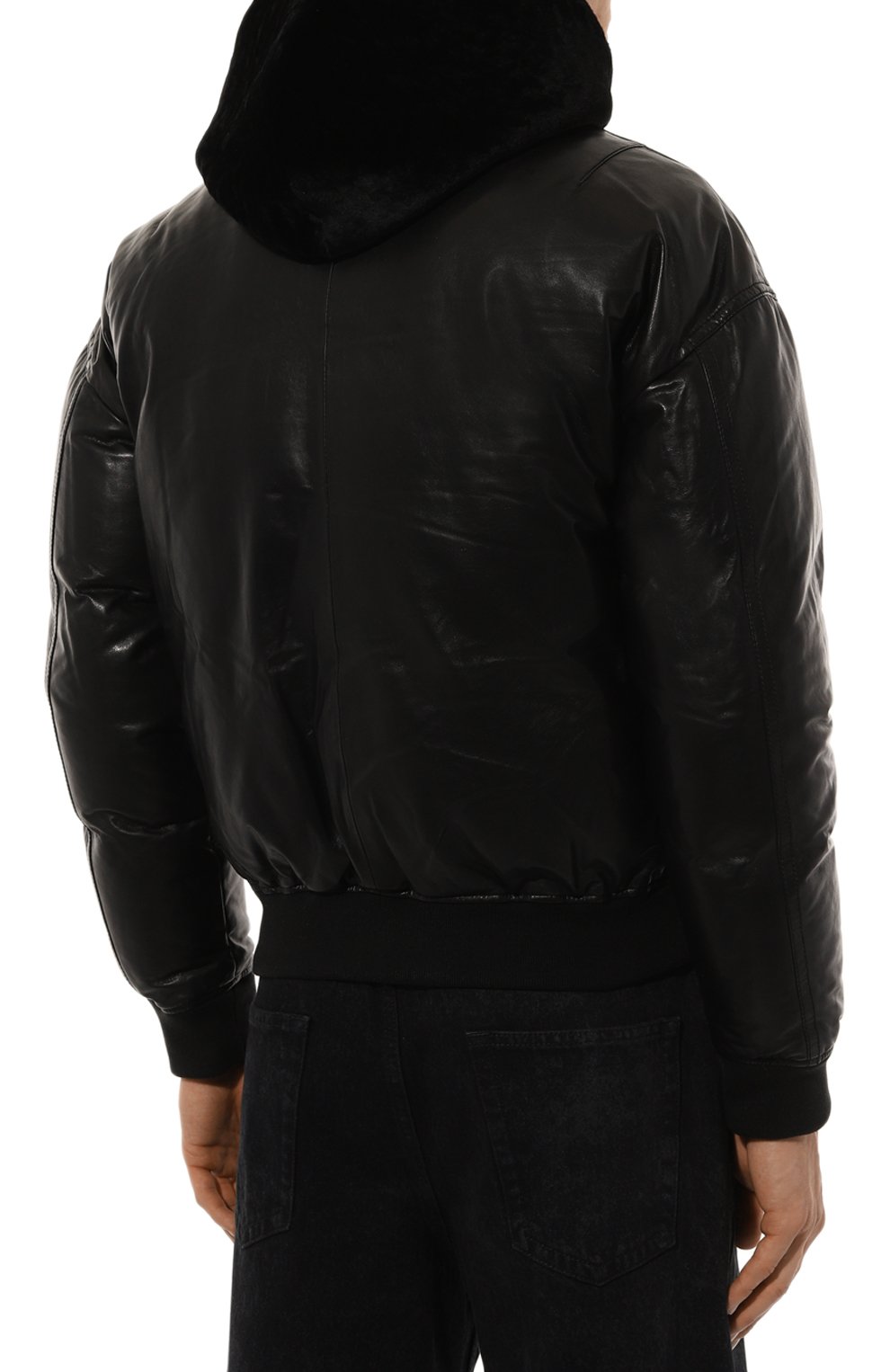 Кожаный бомбер JACOB LEE, арт. MLJ069AW24GB, фото 4