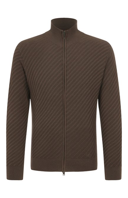 Мужской кардиган из хлопка и шелка BRIONI, арт. UMT20L/PAK22