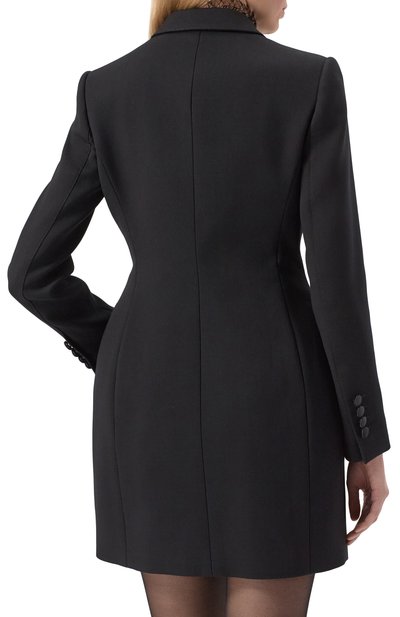 Жакет из шерсти и шелка DOLCE & GABBANA черного цвета по цене 544000 руб., арт. F27CVT/FUBGE, фото 4 Жакет из шерсти и шелка DOLCE & GABBANA, арт. F27CVT/FUBGE, фото 4