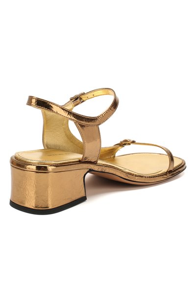 Кожаные босоножки DRIES VAN NOTEN, арт. WS27/315/H40/QU200, фото 4