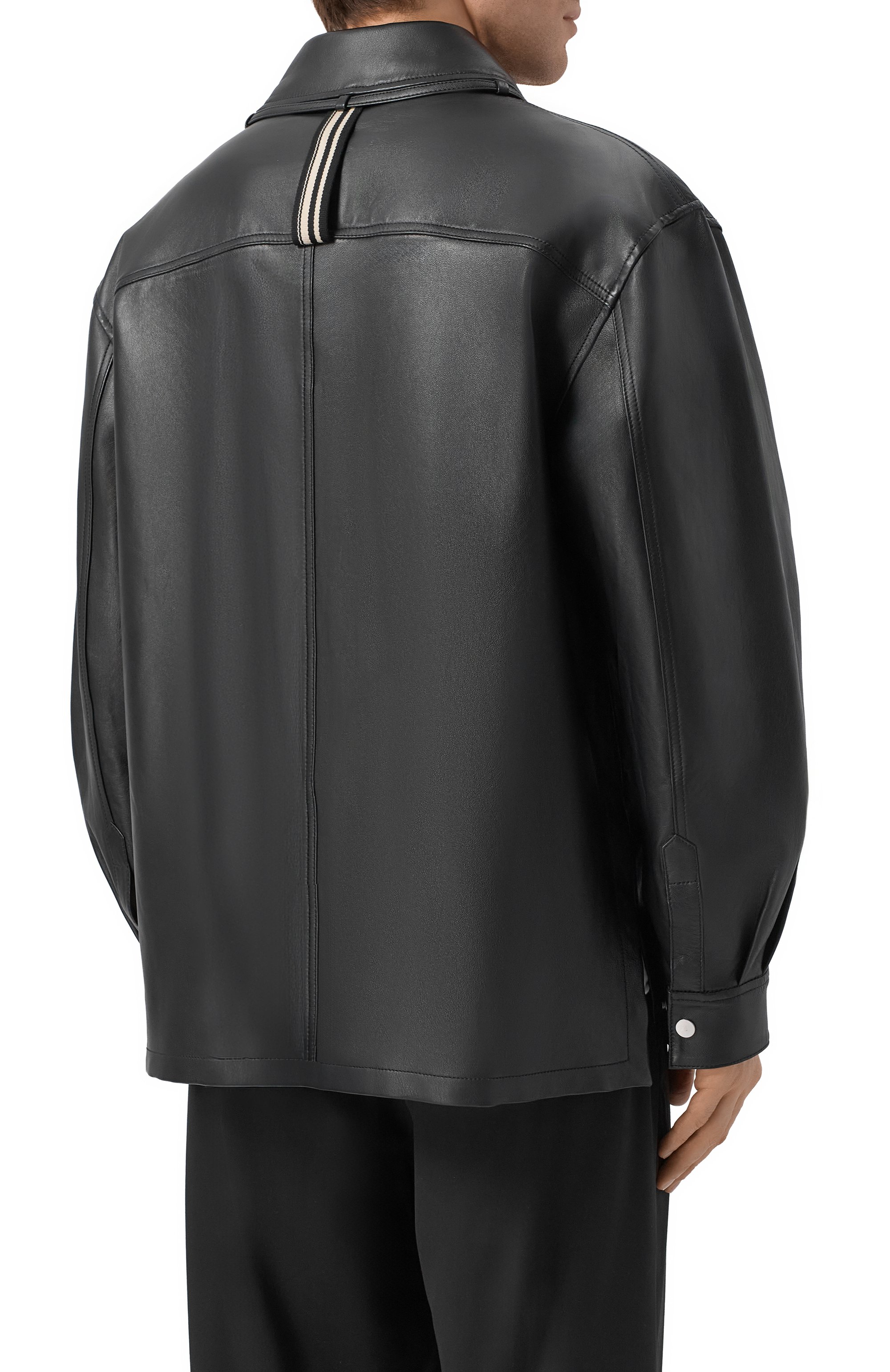 Кожаная куртка-рубашка MORDECAI, арт. 26E96MRU25S, фото 4